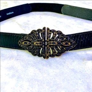 Fossil Art Deco vintage belt